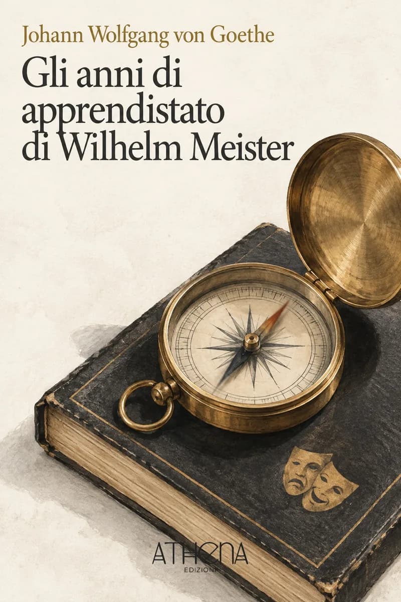 Gli anni di apprendistato di Wilhelm Meister di Johann Wolfgang von Goethe – copertina Edizioni Athena