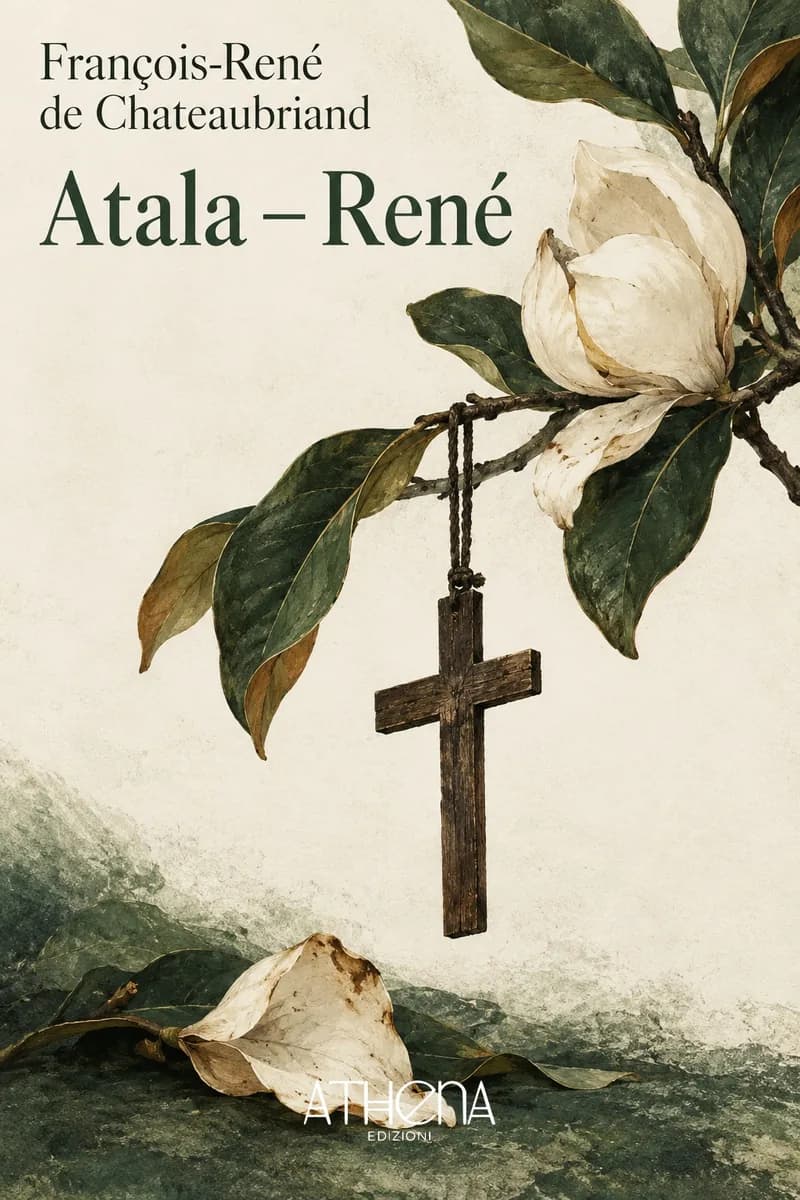 Atala – René di François-René de Chateaubriand – copertina Edizioni Athena