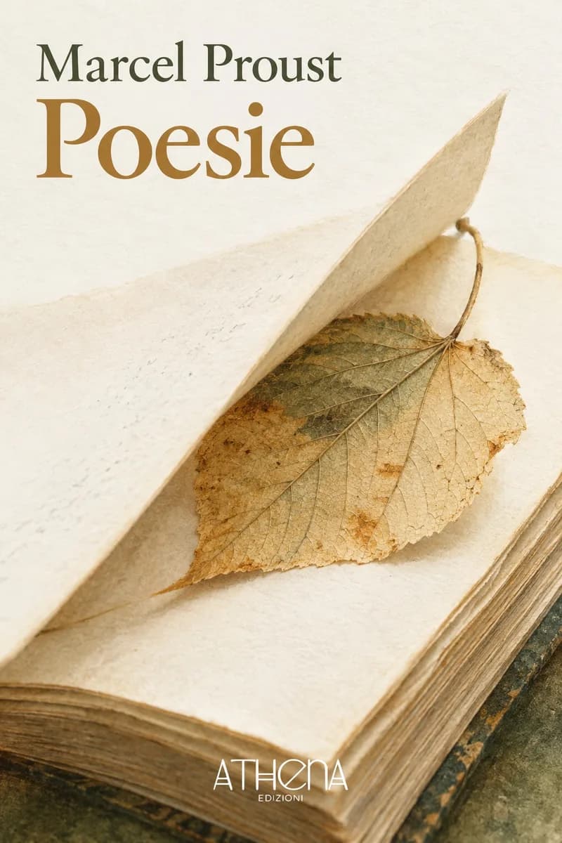 Poesie di Marcel Proust – copertina Edizioni Athena
