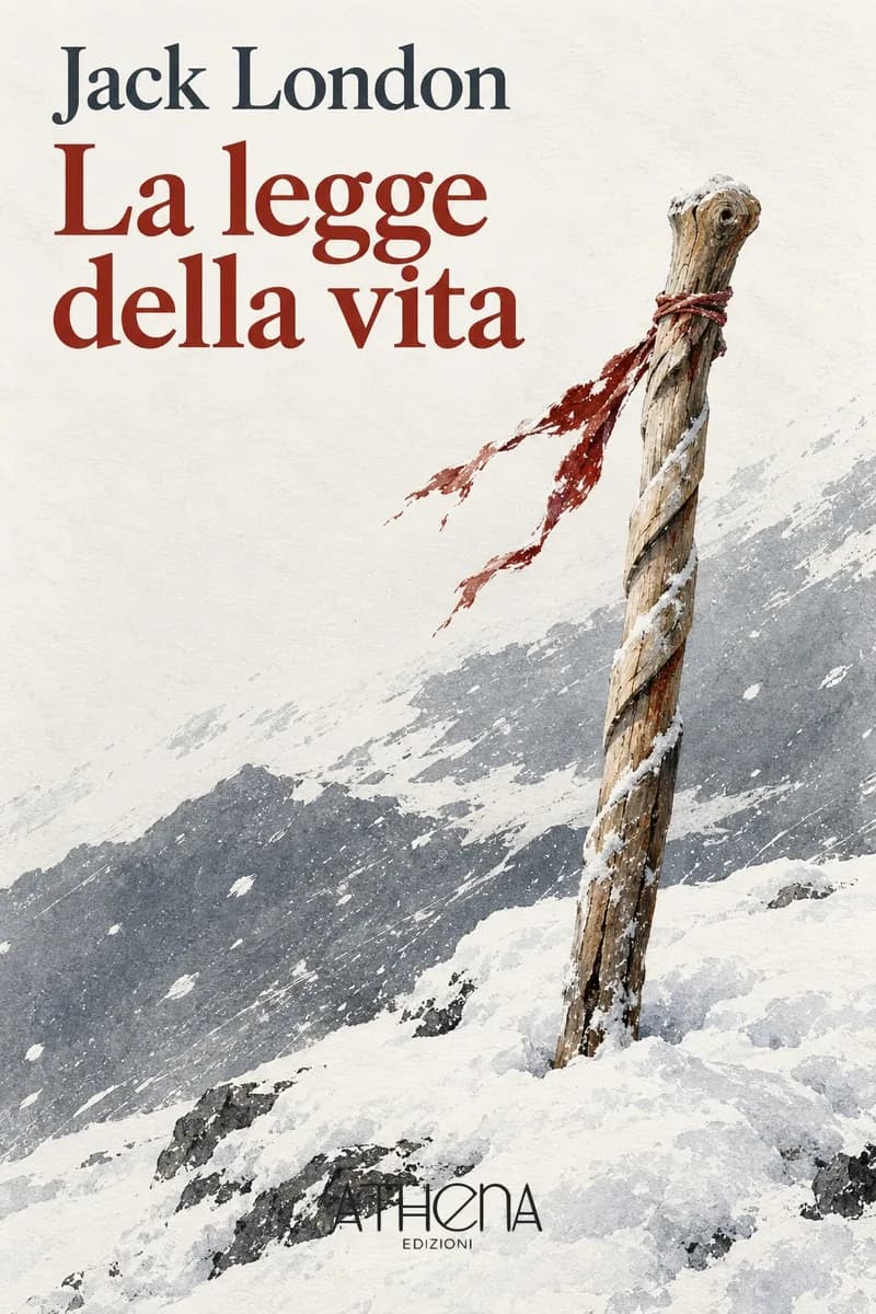 La legge della vita di Jack London – copertina Edizioni Athena