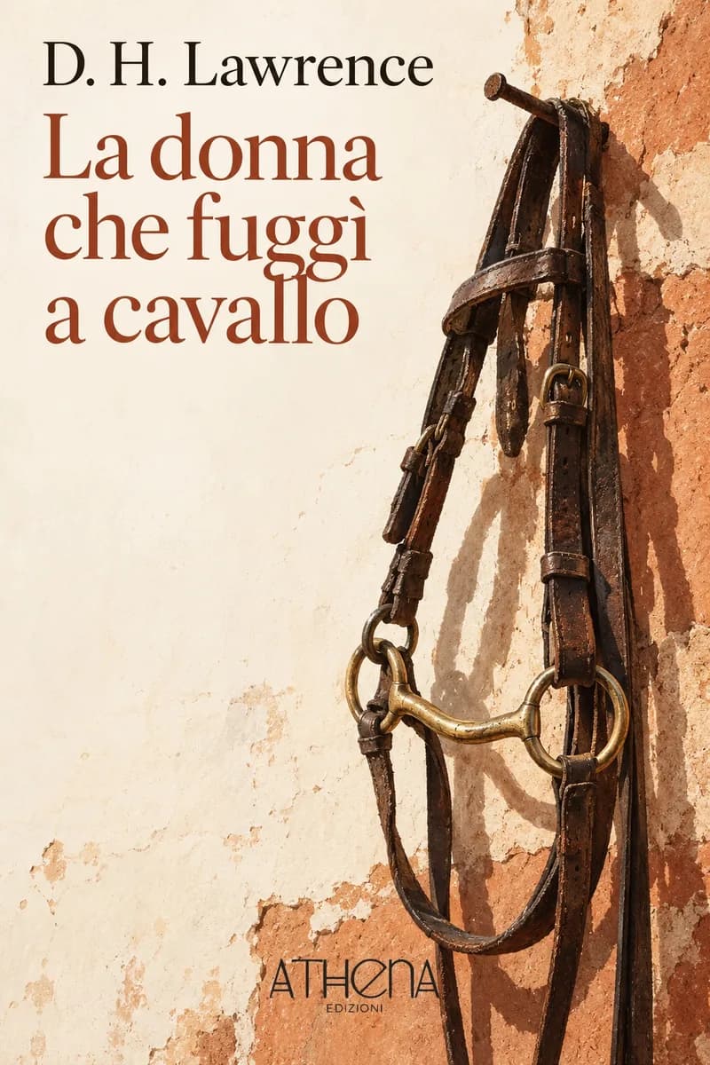 La donna che fuggì a cavallo di D. H. Lawrence – copertina Edizioni Athena