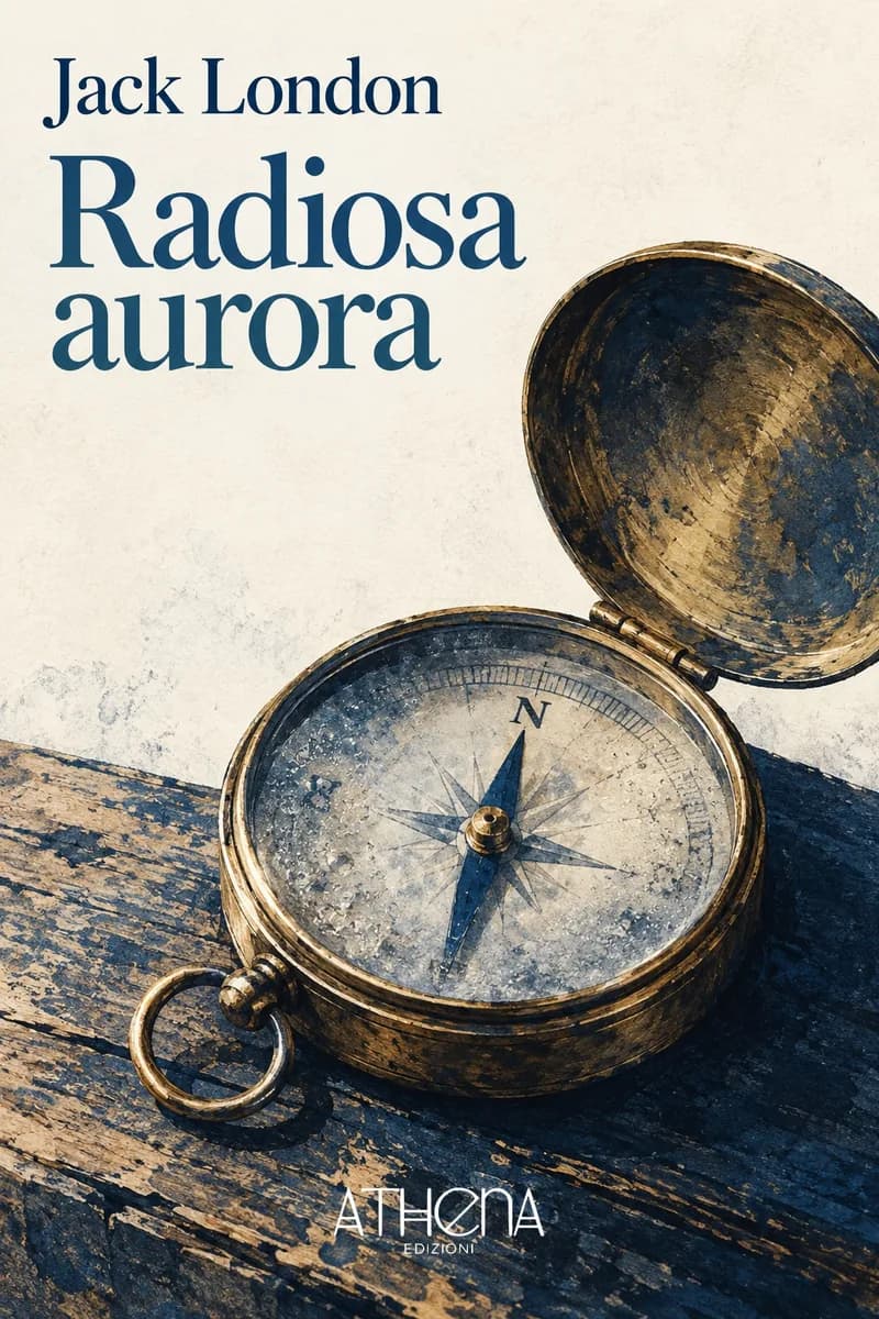 Radiosa aurora di Jack London – copertina Edizioni Athena