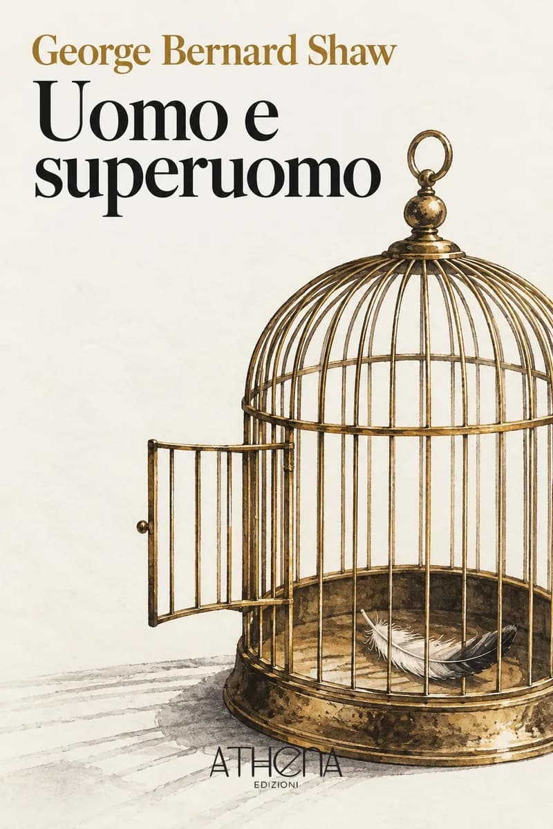 Uomo e superuomo di George Bernard Shaw – copertina Edizioni Athena