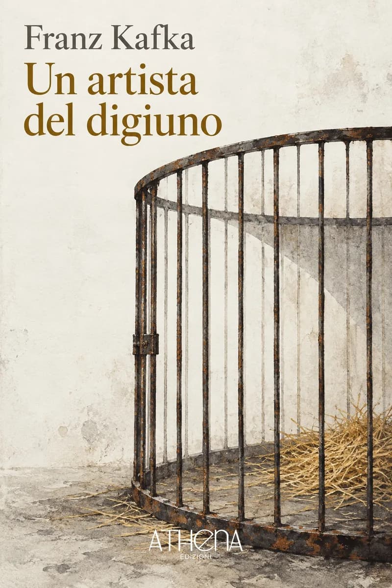 Un artista del digiuno di Franz Kafka – copertina Edizioni Athena