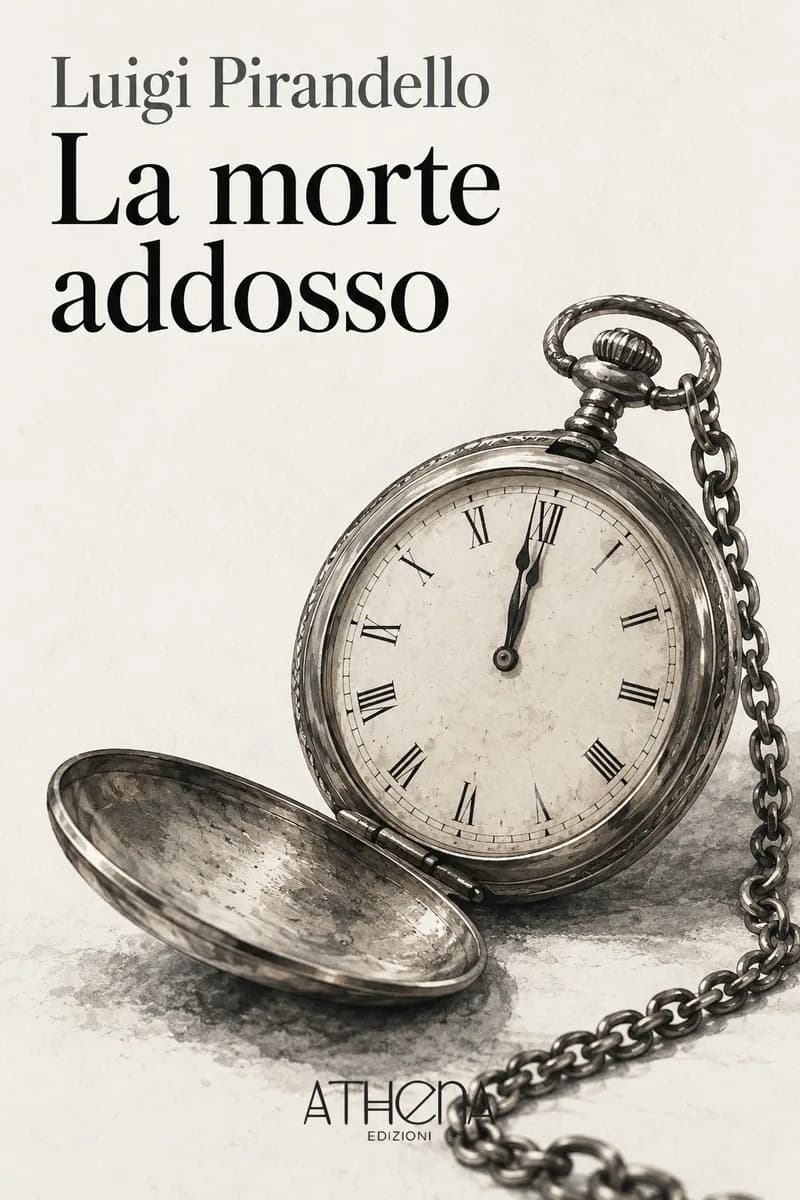 La morte addosso di Luigi Pirandello – copertina Edizioni Athena