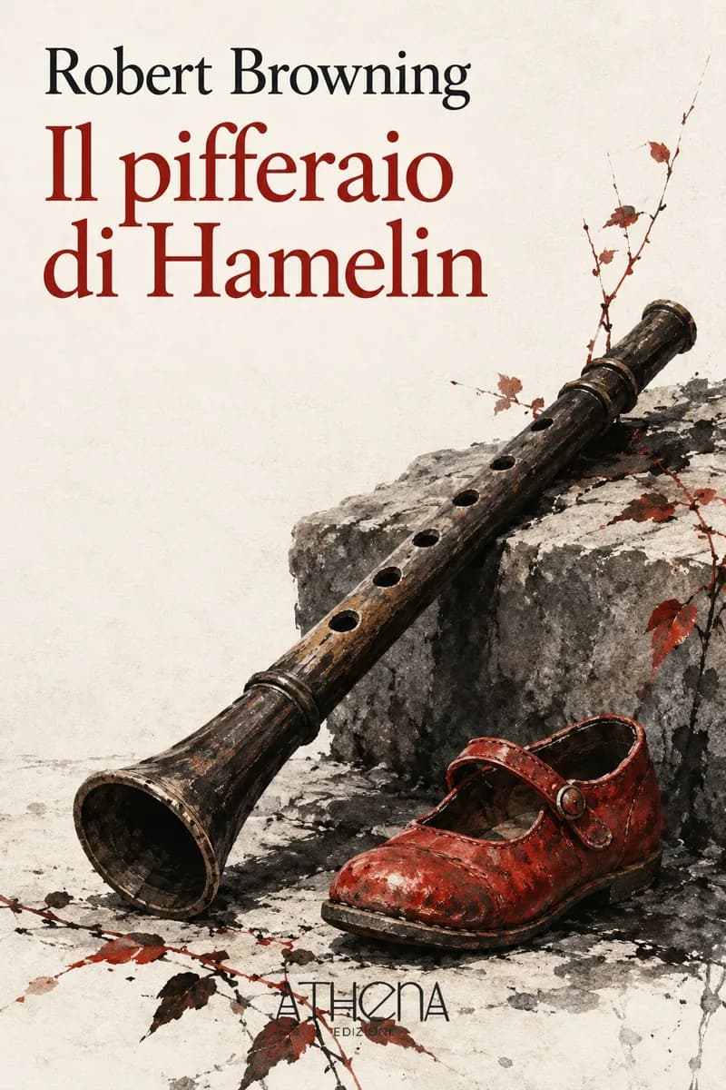 Il pifferaio di Hamelin di Robert Browning – copertina Edizioni Athena
