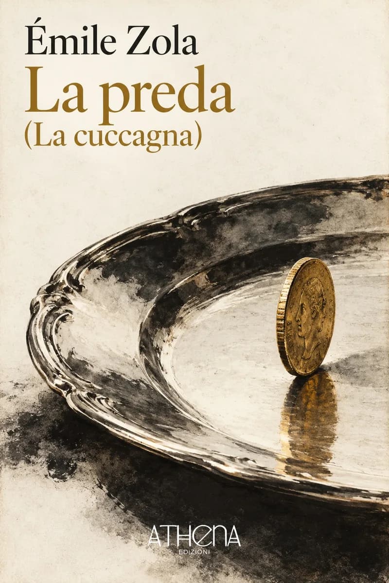 La preda (La cuccagna) di Émile Zola – copertina Edizioni Athena
