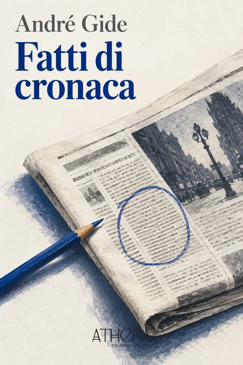 Fatti di cronaca di André Gide – copertina Edizioni Athena