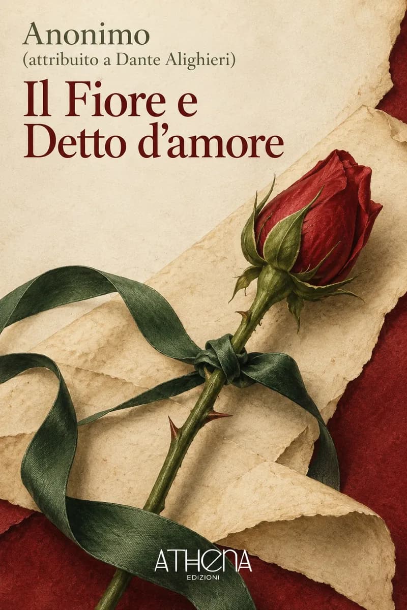 Il Fiore e Detto d'amore di Anonimo (attribuito a Dante Alighieri) – copertina Edizioni Athena