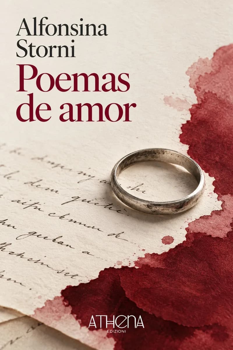Poemas de amor di Alfonsina Storni – copertina Edizioni Athena