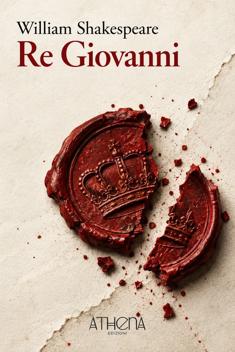 Re Giovanni di William Shakespeare – copertina Edizioni Athena