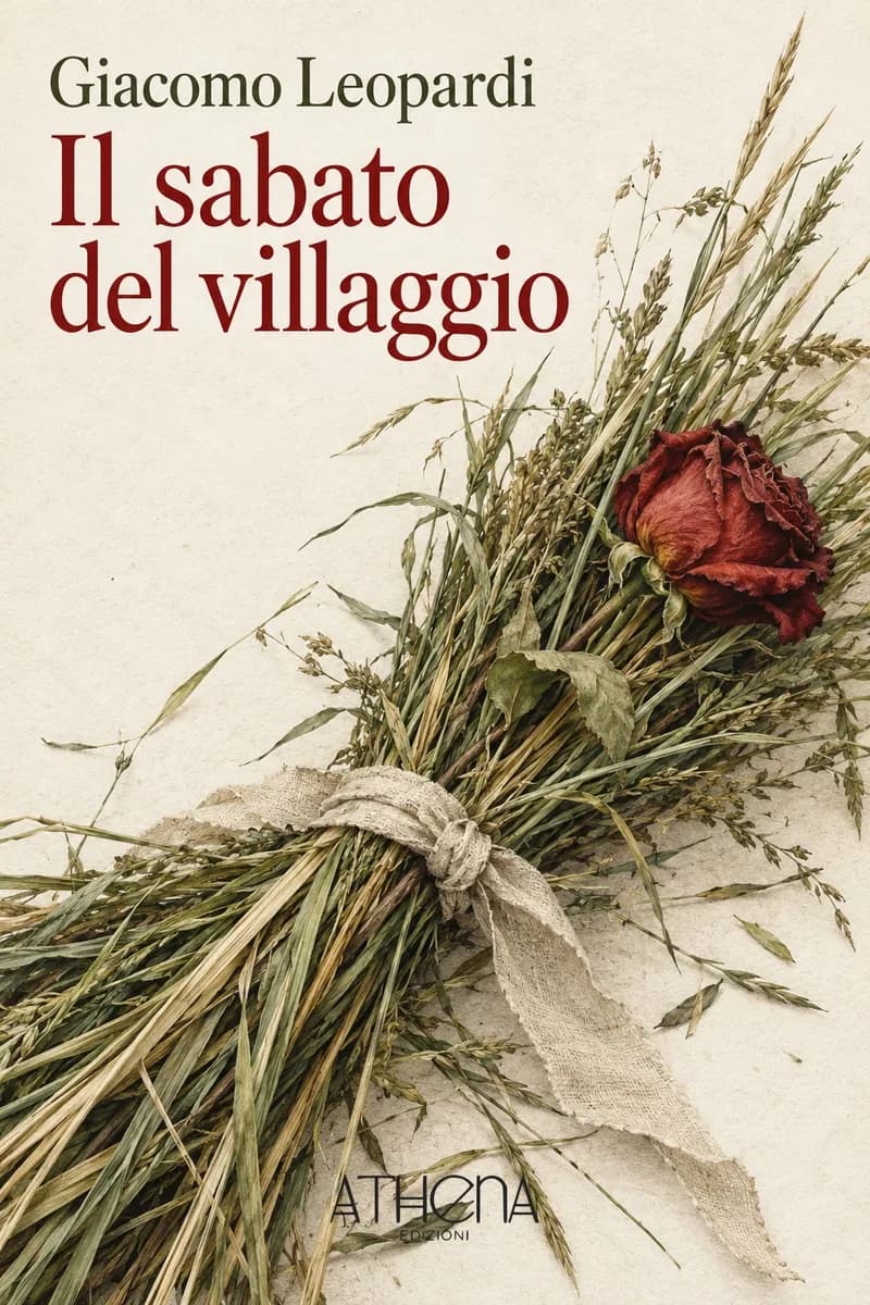 Il sabato del villaggio di Giacomo Leopardi – copertina Edizioni Athena