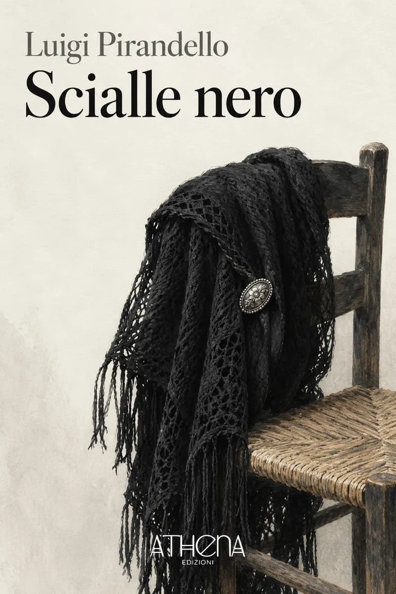 Scialle nero di Luigi Pirandello – copertina Edizioni Athena