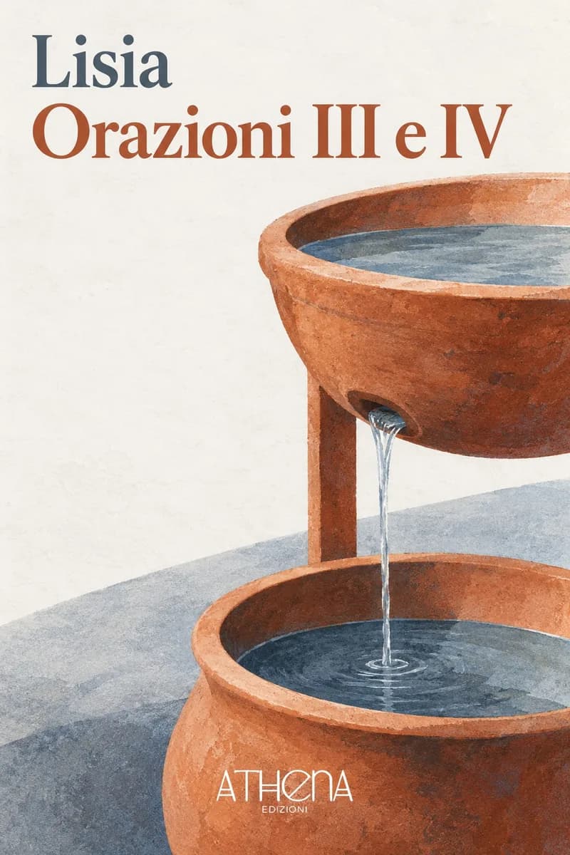 Orazioni III e IV di Lisia – copertina Edizioni Athena