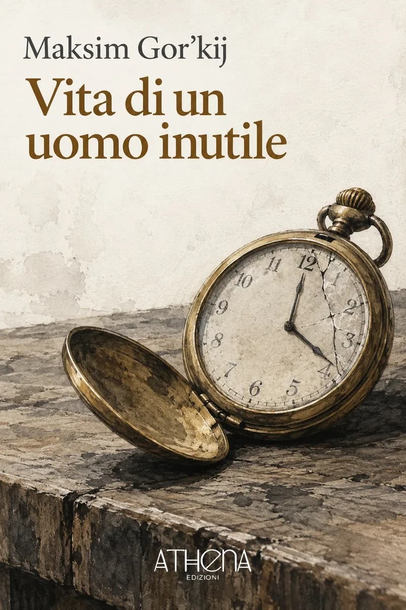 Vita di un uomo inutile di Maksim Gor'kij – copertina Edizioni Athena