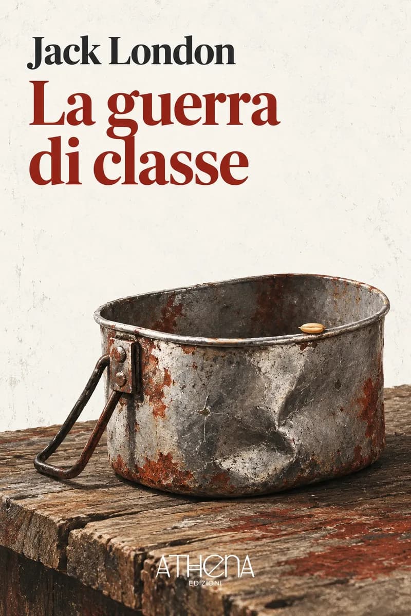 La guerra di classe di Jack London – copertina Edizioni Athena