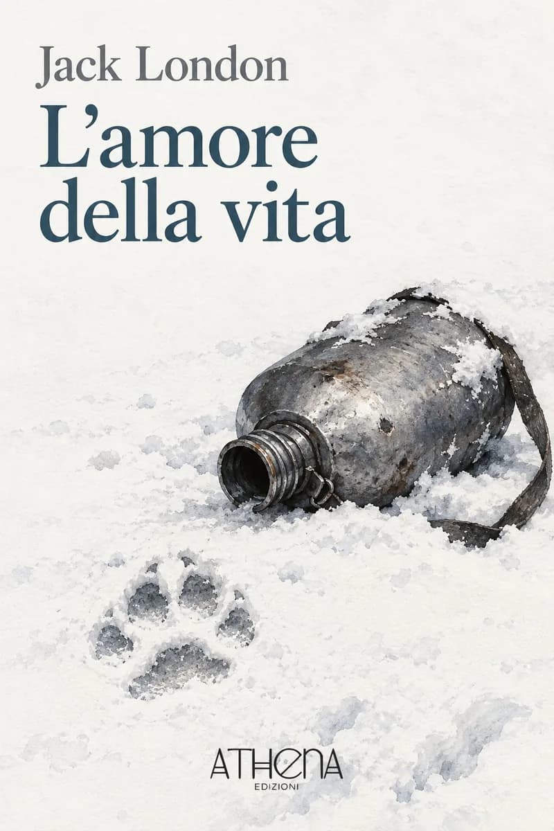 L'amore della vita di Jack London – copertina Edizioni Athena
