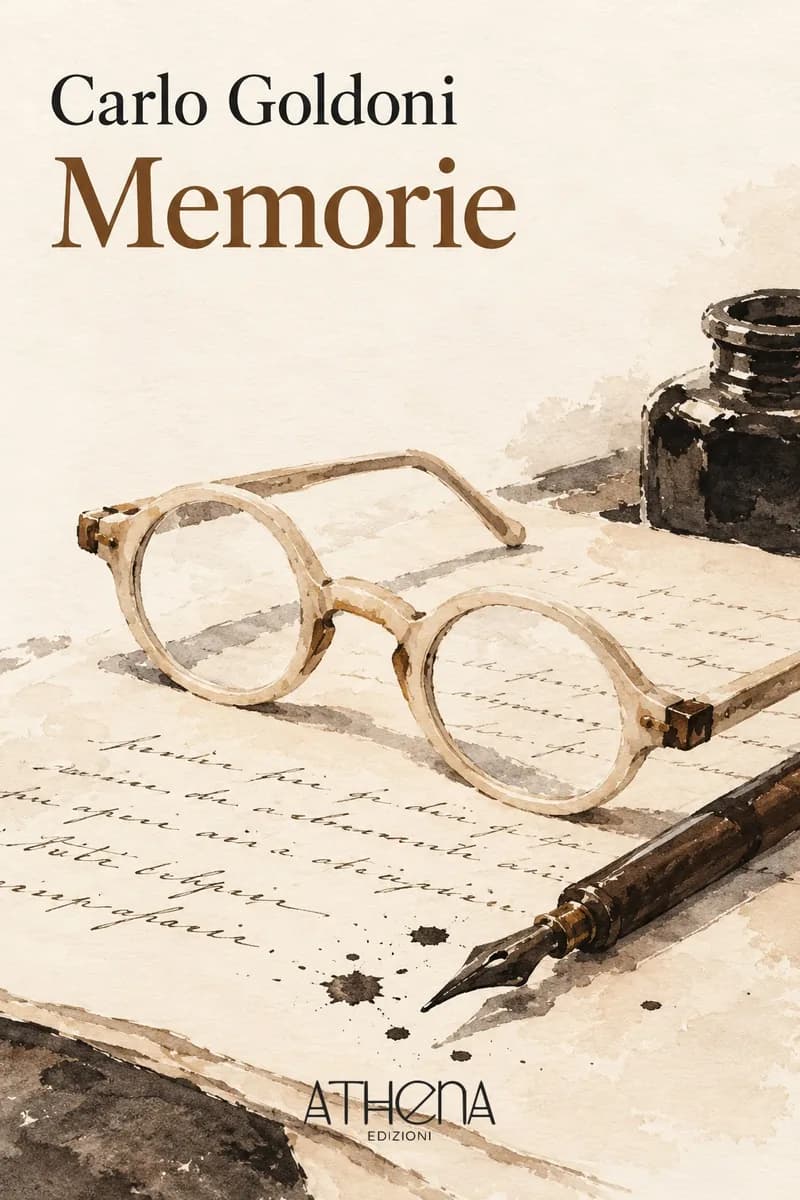 Memorie di Carlo Goldoni – copertina Edizioni Athena