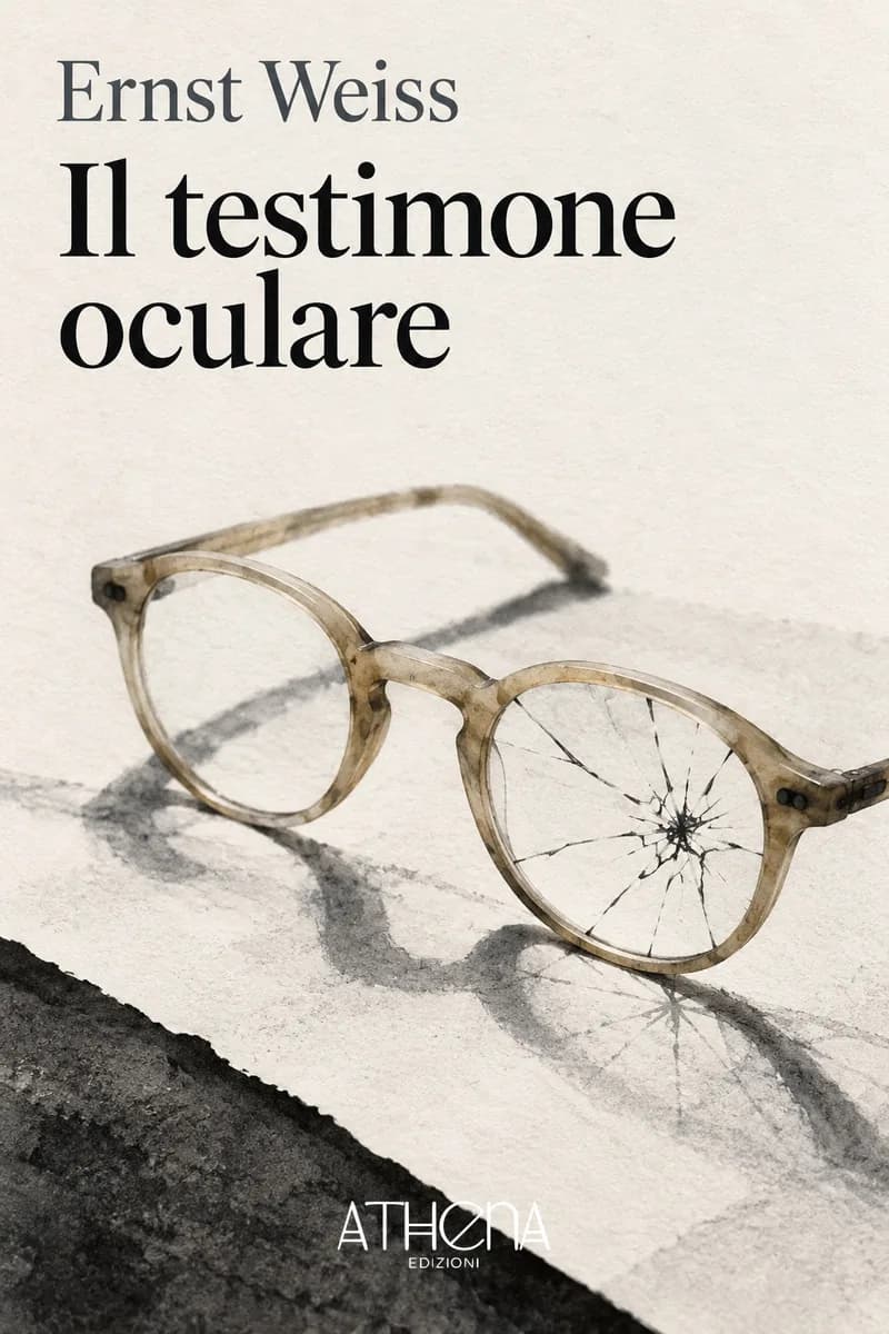 Il testimone oculare di Ernst Weiss – copertina Edizioni Athena