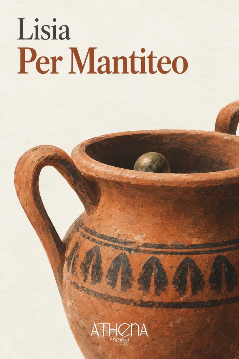 Per Mantiteo di Lisia – copertina Edizioni Athena