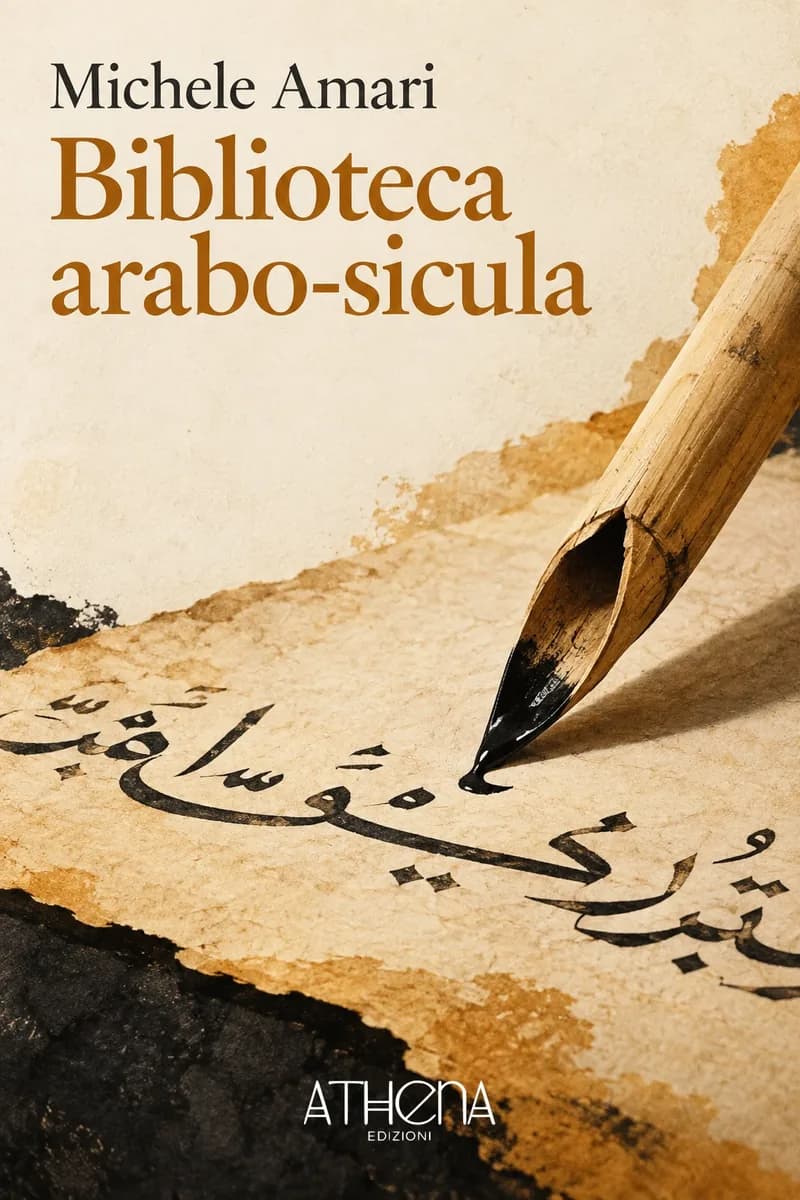 Biblioteca arabo-sicula di Michele Amari – copertina Edizioni Athena